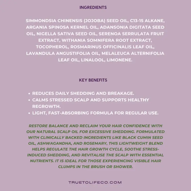 #2 Strengthen & Restore Scalp Oil Key Benefits