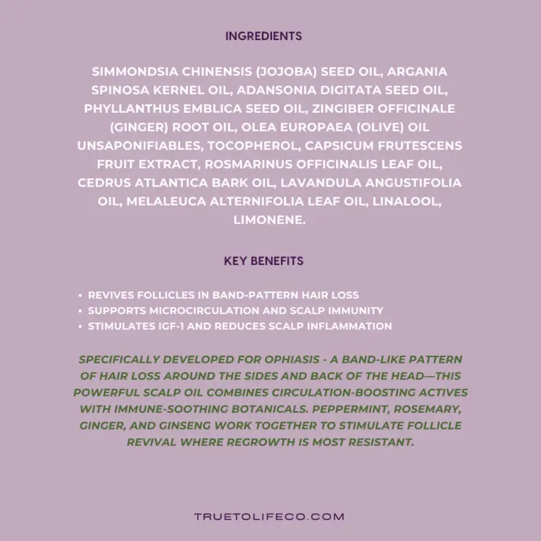 # 6 Band Boost & Circulate Scalp Oil Key Benefits