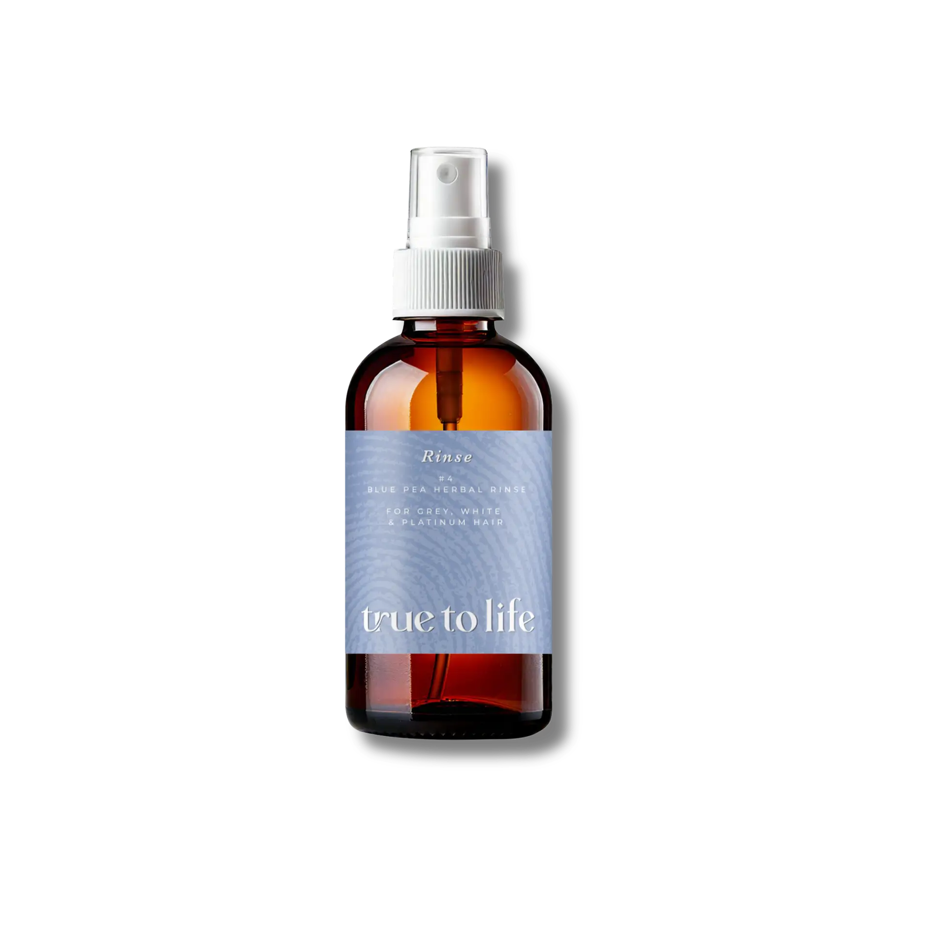 #4 Blue Pea Herbal Rinse | Anti-Yellow Toning Rinse for Grey, White & Platinum Hair1