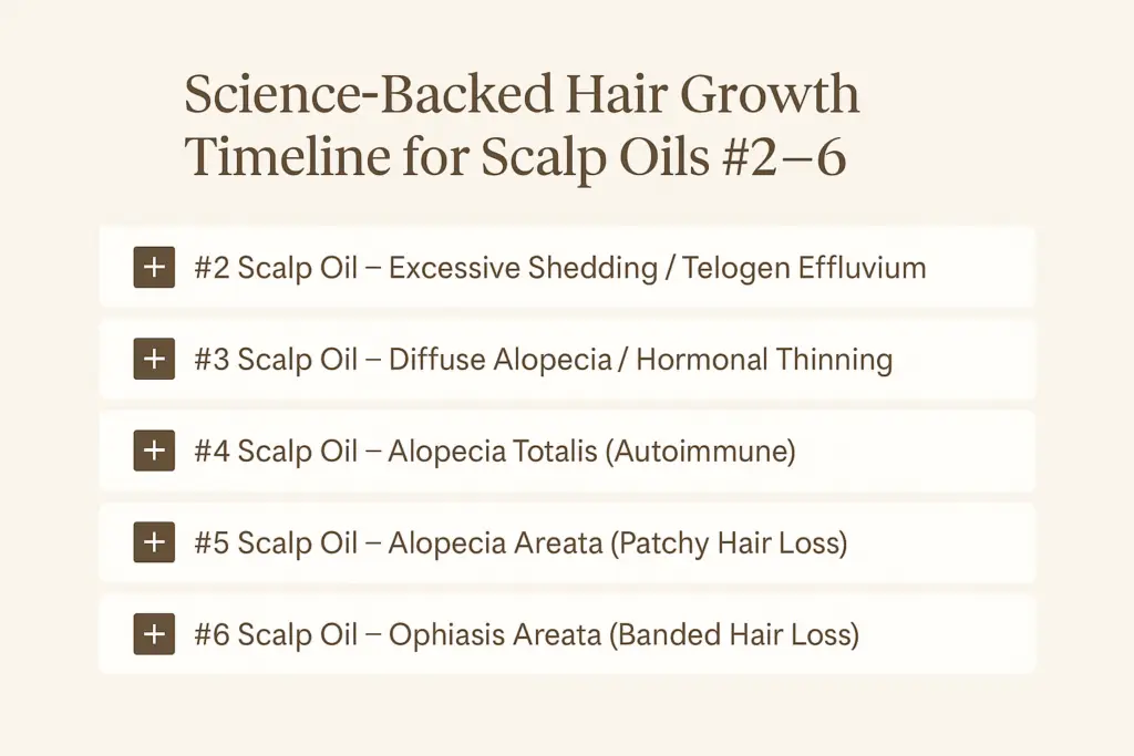 True To Life ScalpOil#2 #6 Hair Regrowth Timelines