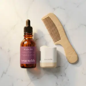 True to Life Scalp Oil and LED Scalp Massager