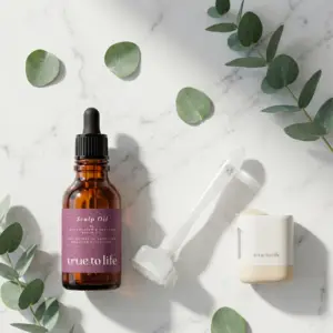 Weekly Scalp Routine for Hair Growth with Derma Stamp, LED Massager & Scalp Oil